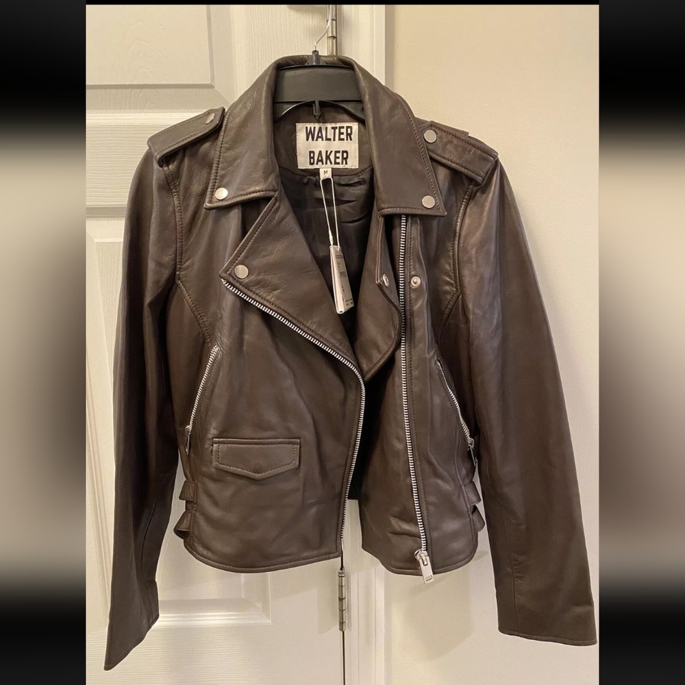 Walter Baker Brown Leather Jacket